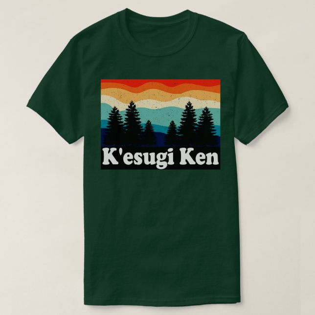 Camiseta Kesugi Ken Alaska Retro (Frente do Design)