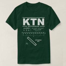 Camiseta Ketchikan Aeroporto Internacional KTN T-Shirt