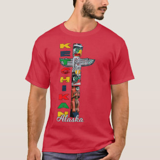 Camiseta Ketchikan Alaska Totem Pole Native Art Souvenir Ke