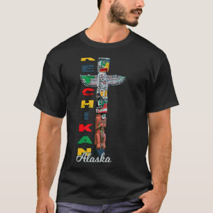 Camiseta Ketchikan Alaska Totem Pole Nativo Souvenir Keepsa
