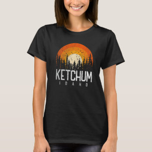 Camiseta Ketchum Idaho ID Estilo Retro Vintage 70s 80s 90s