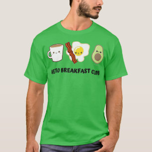 Camiseta Keto Breakfast Club Cute