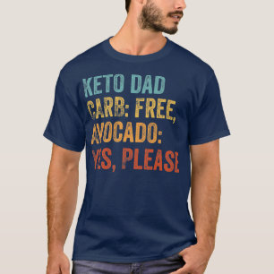 Camiseta Keto Carb Livre, Avocado Sim, Por Favor, Keto Life