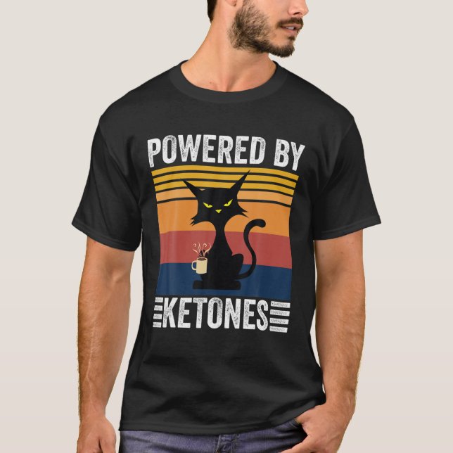Camiseta Keto Diet Humor Acionado Por Ketones Funny Bulletp (Frente)