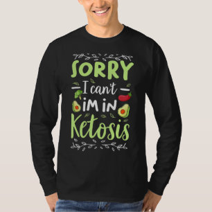 Camiseta Keto Diet Ideas Ketones Bacon Homens Saudáveis