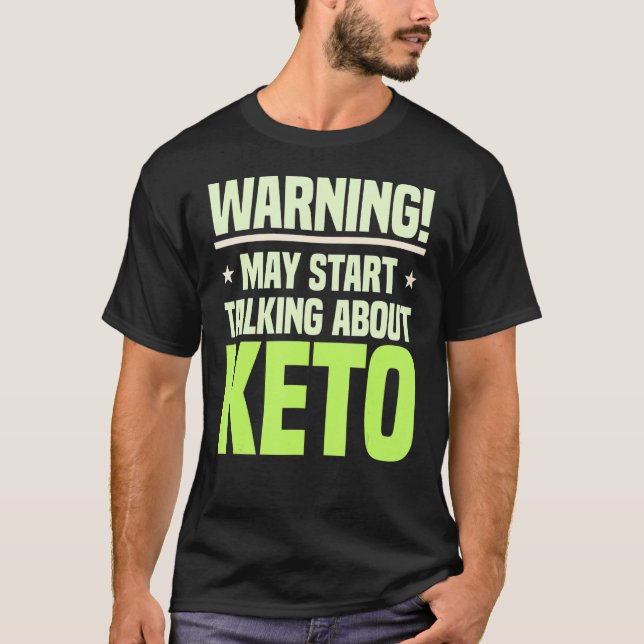 Camiseta Keto Diet Ketogênico Ketose Baixa Carbe Nutrição D (Frente)