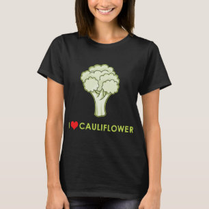 Camiseta Keto Dift Shirt I Love Cauliflower Healthy Come