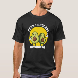 Camiseta Keto Fabuloso Abacate Presente de Dieta Engraçada