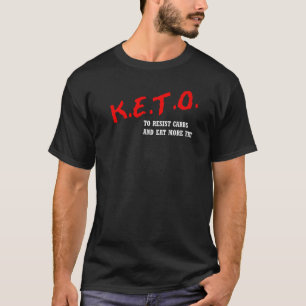 Camiseta Keto Friendly Healthy Parody