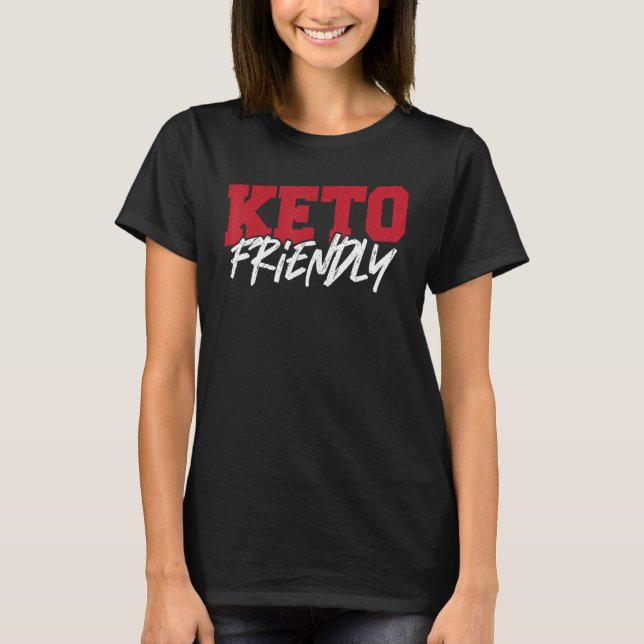 Camiseta Keto Friendly Keto Diet Ketones (Frente)