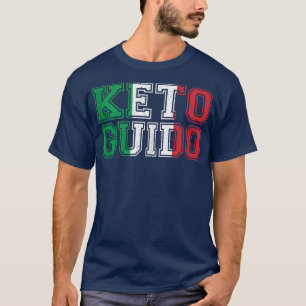 Camiseta Keto Guido Italiano Ketogênico Diet Itália Flag Gi