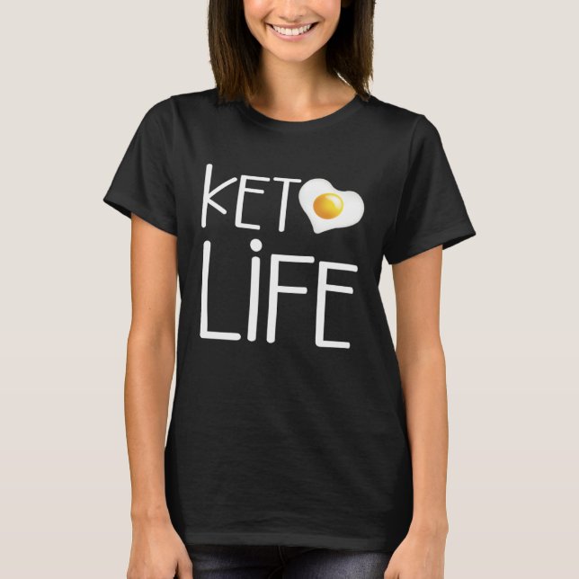 Camiseta Keto Life Ketogenic Diet Keto  Avocado Bacon Diet (Frente)