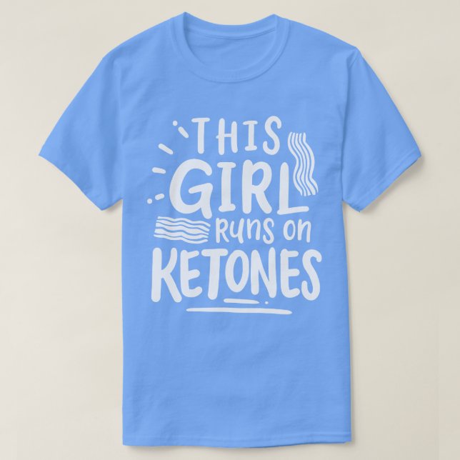 Camiseta Ketones Keto Diet (Frente do Design)