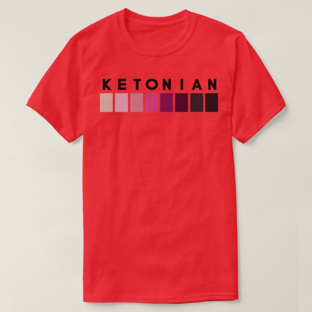 Camiseta Ketonian (Frente do Design)