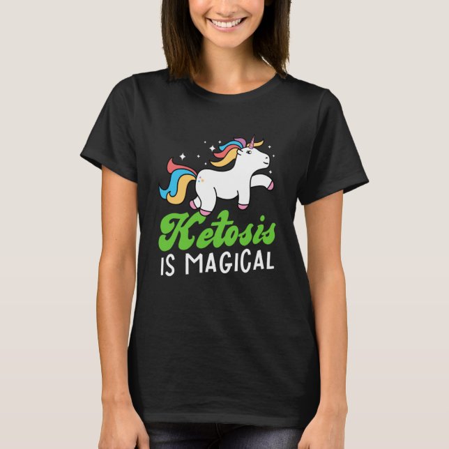 Camiseta Ketose É Dieta Magnética Ketogênica Carbo Baixo Di (Frente)