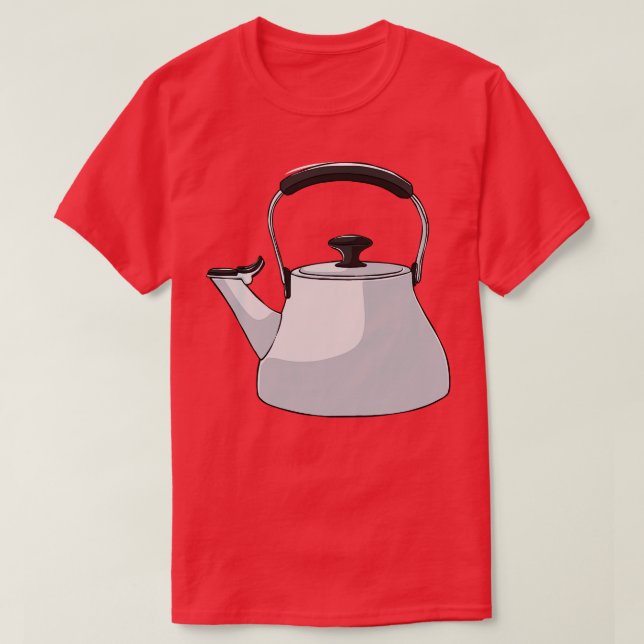 Camiseta Kettle Tea Coffee Caffeine Drink (Frente do Design)