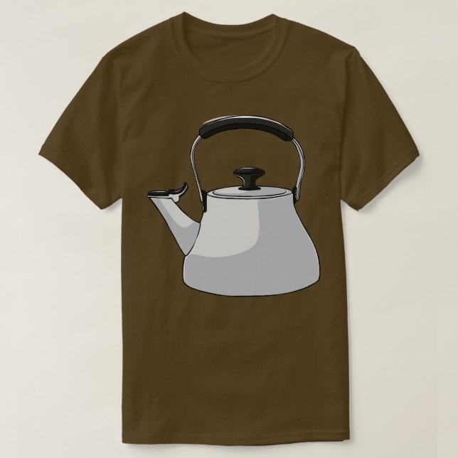 Camiseta Kettle Tea Coffee Caffeine Drink (Frente do Design)
