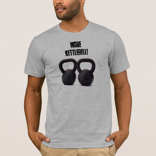 Camiseta kettlebell, mais Kettlebell! (Frente)