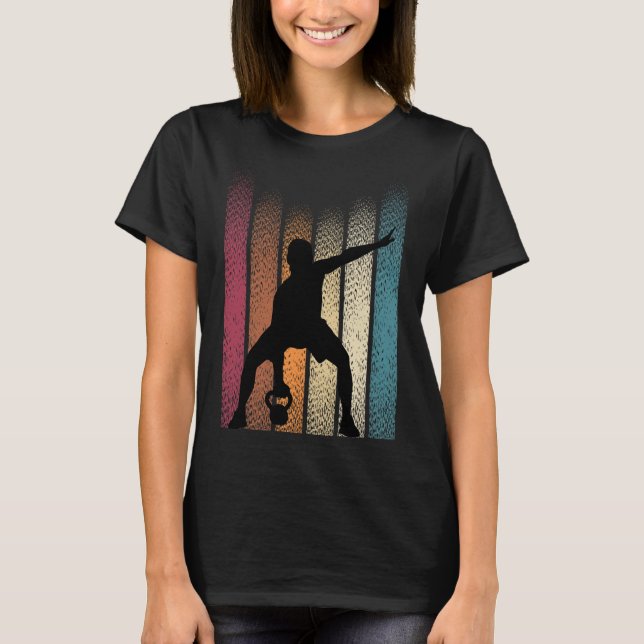 Camiseta Kettlebell Retro Workout Powerinclusive (Frente)