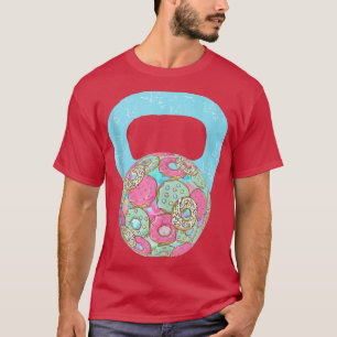 Camiseta Kettlebell Rosquinha Engraçado Malhação Humor