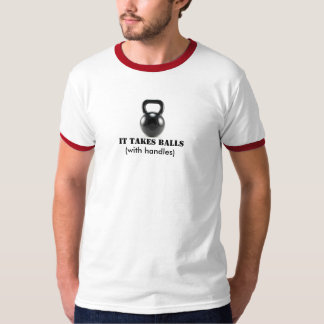 Camiseta kettlebell, toma bolas, (com punhos)