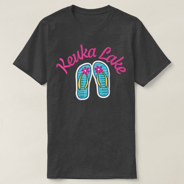 Camiseta Keuka Lakefor Women and Girls (Frente do Design)