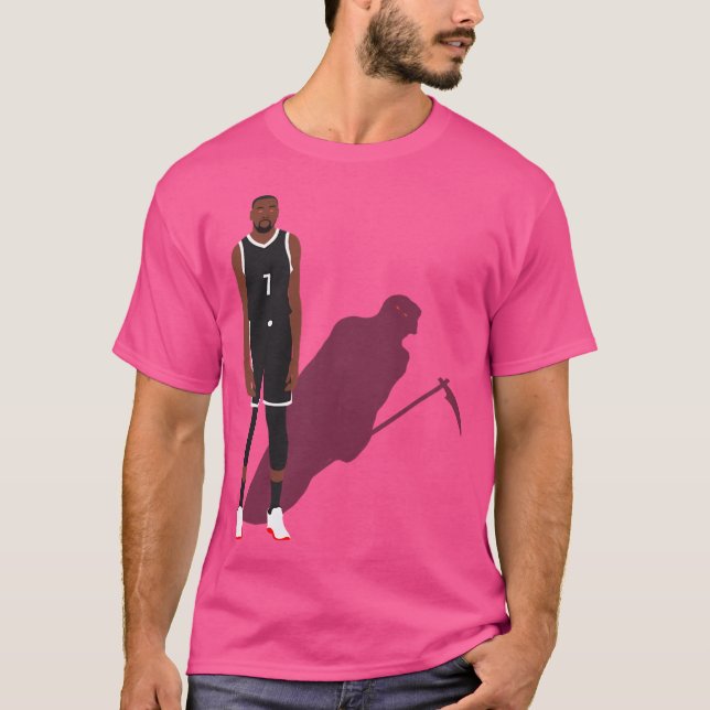 Camiseta Kevin Durant Slim Reaper Brooklyn Nets (Frente)