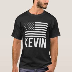Camiseta Kevin Forename Aniversário Nome Personalizado Usa