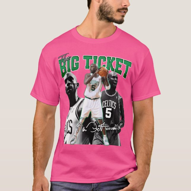 Camiseta Kevin Garnett, O Grande Bilhete De Boston, Perna D (Frente)