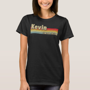 Camiseta Kevin Gift Name Personalizado Birthday Engraçado C