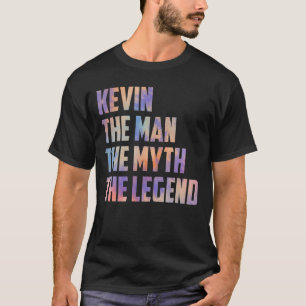 Camiseta Kevin O Homem O Mito O Filho Dia de os pais Da Len
