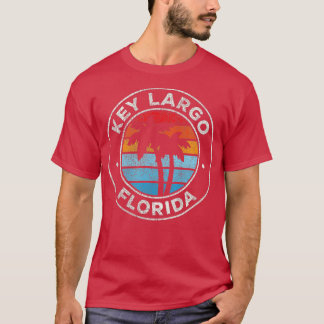 Camiseta Key Largo Florida FL Vintage Retro 70s