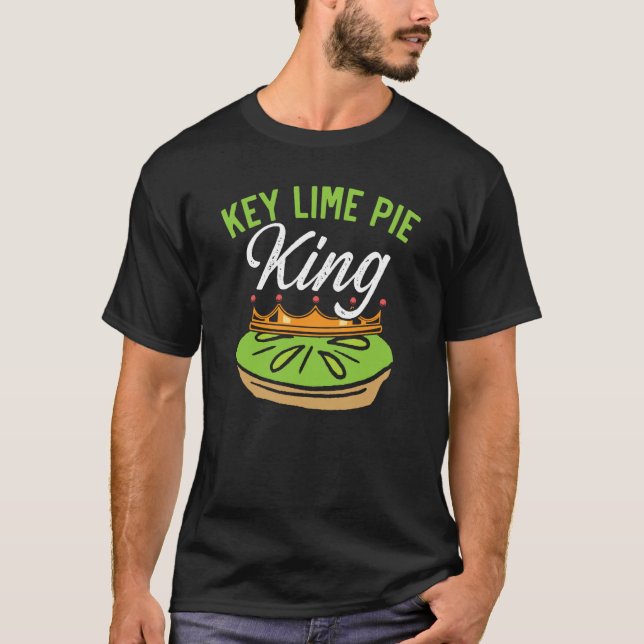 Camiseta Key Lime Pie King Florida Dessert Key Lime Pie Bak (Frente)