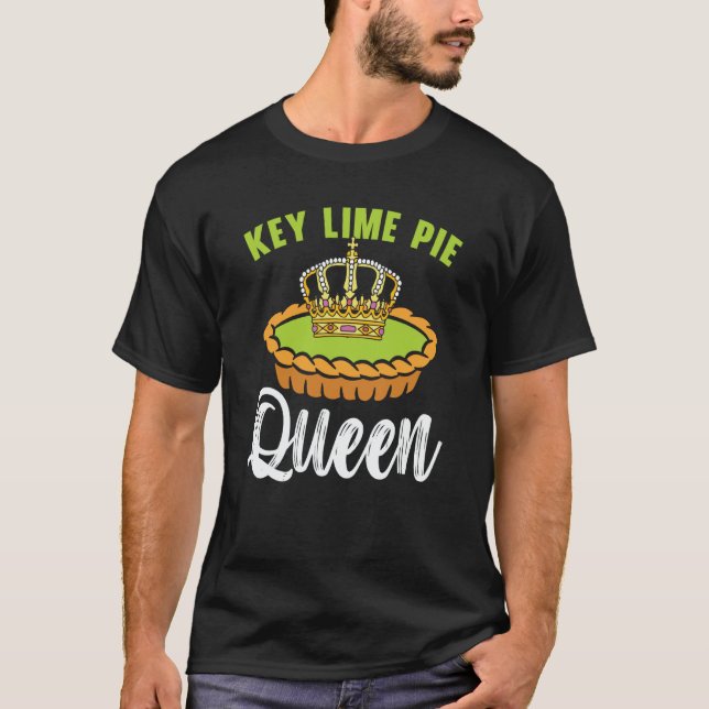 Camiseta Key Lime Pie Queen Florida Dessert Key Lime Pie Ba (Frente)