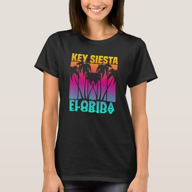 Camiseta Key Siesta Florida 2 (Frente)