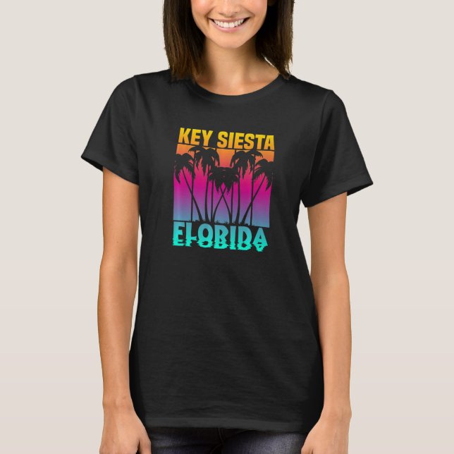 Camiseta Key Siesta Florida 3 (Frente)