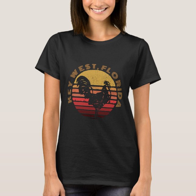 Camiseta Key West Chicken Rooster  (Frente)