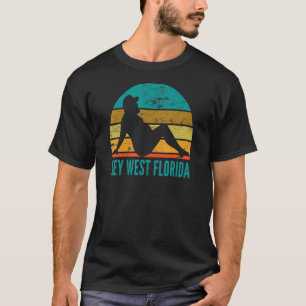 Camiseta Key West Florida Bebendo Adult Piada