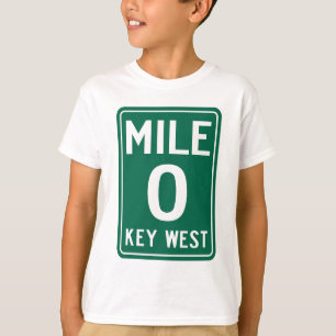 Camiseta Key West Milha 0, Flórida EUA