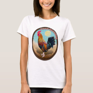 Camiseta Key West - Rooster Gypsy Bom Dia Vintage Oval