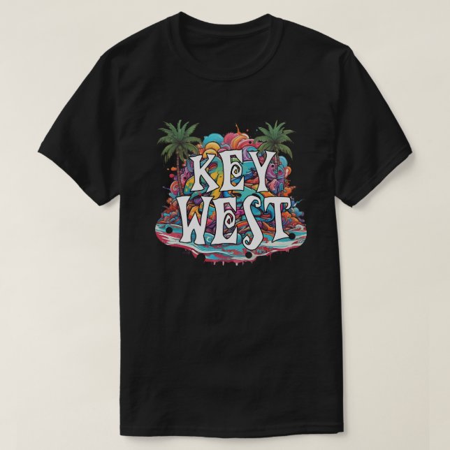 Camiseta Key West T-Shirt KW-0001 Direct to Garment Impress (Frente do Design)
