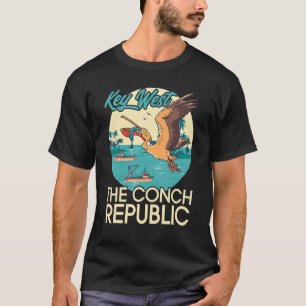 Camiseta Key West The Conh Republic Bird Pelican
