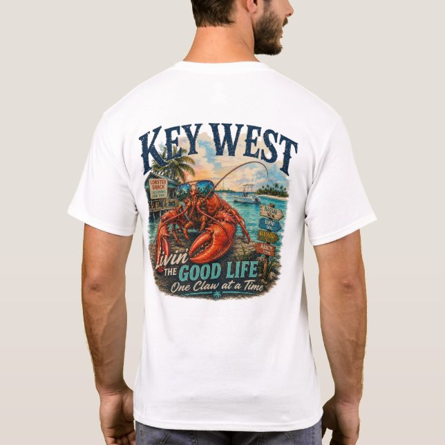 Camiseta Key West Vivendo a Boa Vida (Verso)