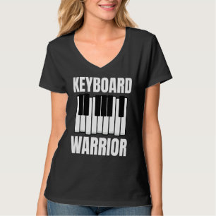 Camiseta Keyboard Warrior Synth Music Producer Synthesizer