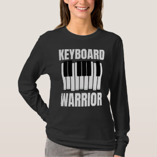 Camiseta Keyboard Warrior Synth Music Producer Synthesizer