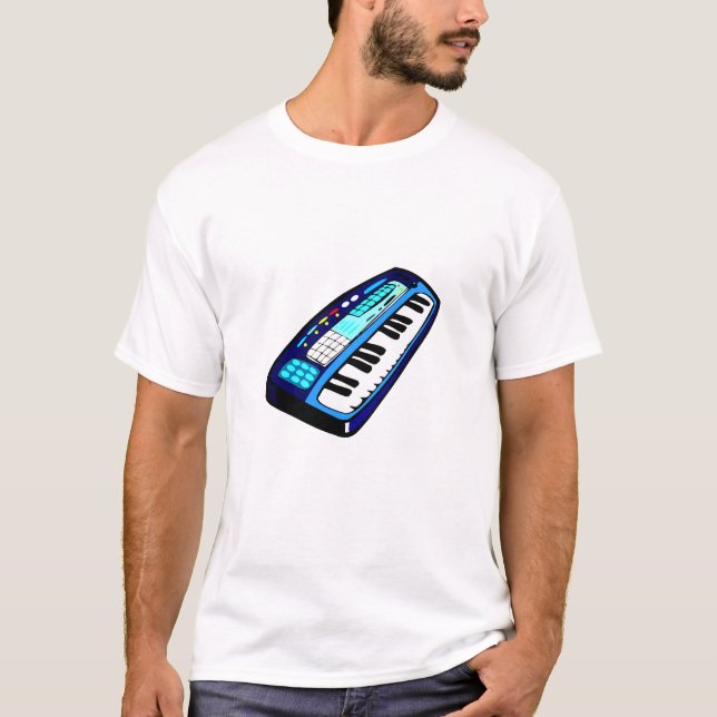 Camiseta KeyboardElectricBlue (Frente)