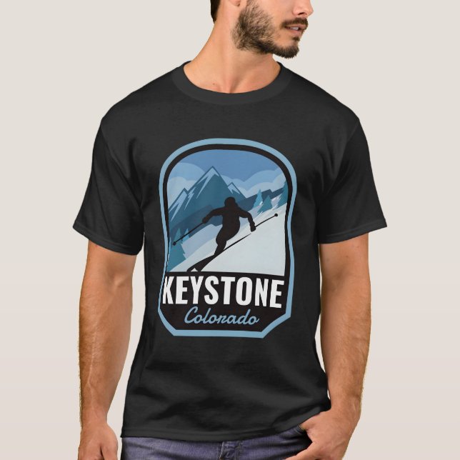Camiseta Keystone Colorado Ski Mountain (Frente)