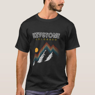 Camiseta Keystone, Colorado - USA Ski Resort 1980s Retro