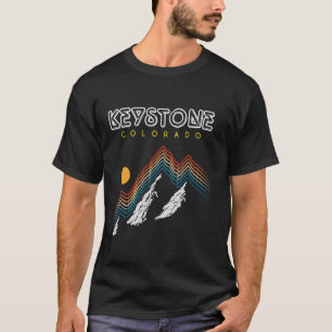 Camiseta Keystone, Colorado - USA Ski Resort 1980s Retro
