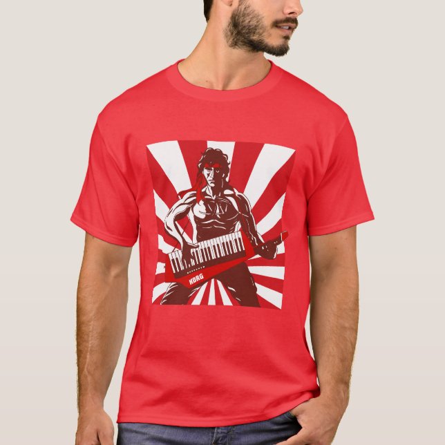 Camiseta Keytar Rambo (Frente)